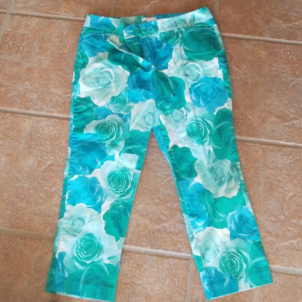 Floral capri